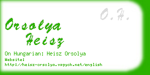 orsolya heisz business card